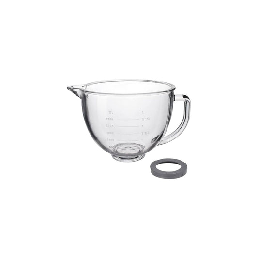 Welikekitchen Glasschüssel 5K5GB für KitchenAid 4,8 l und 4,3 l Küchenmaschinen